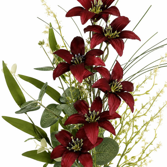Lola the Artificial Lily Bouquet Stems