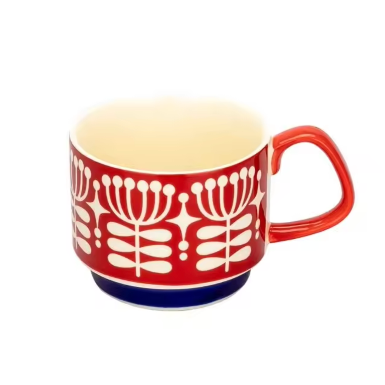 Block Print Plant Mug