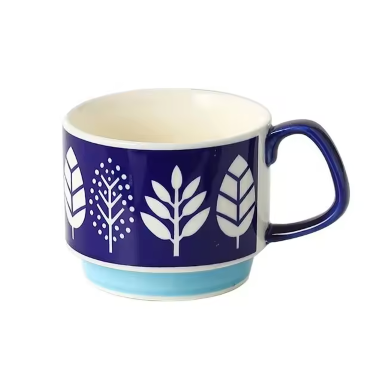 Block Print Plant Mug