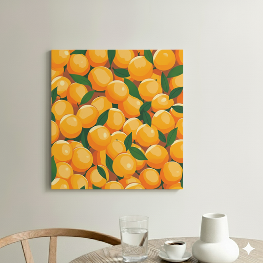Pop Orange - Canvas