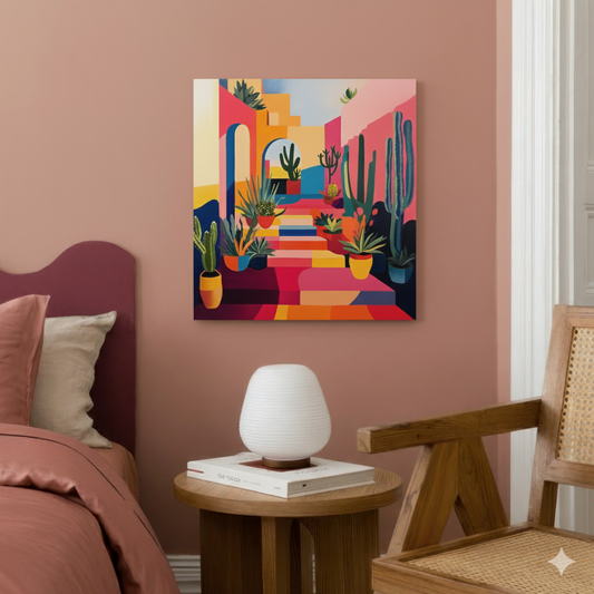 Jazzy Hacienda - Canvas