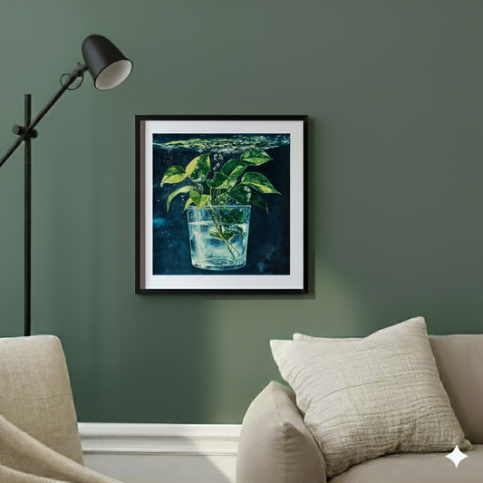 Sinking Leaves - Print