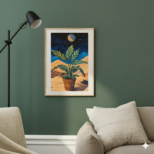 Extraterrestrial Plant Friend - Print