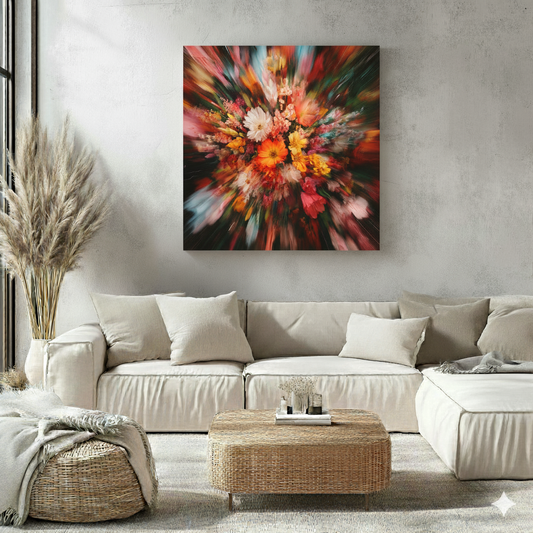 Floral Explosion - Canvas
