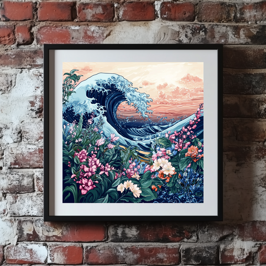 The Flower Wave - Print