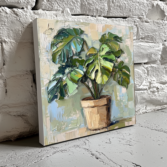 Acrylic Monstera Plant Wall Art