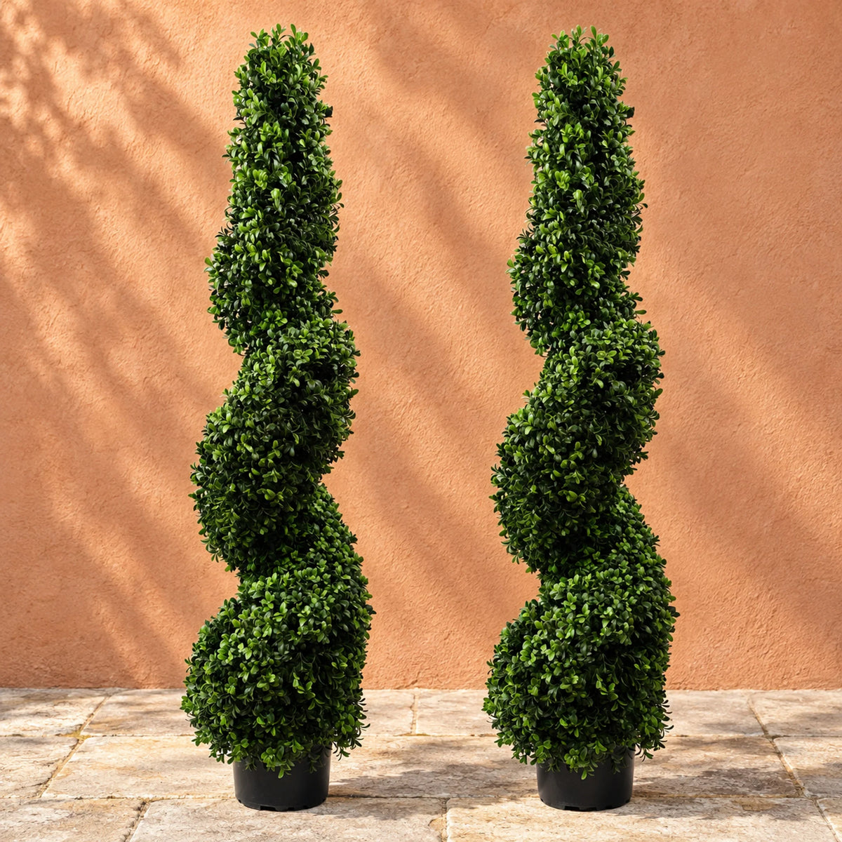 Barnaby the Artificial Spiral Buxus Topiary Tree