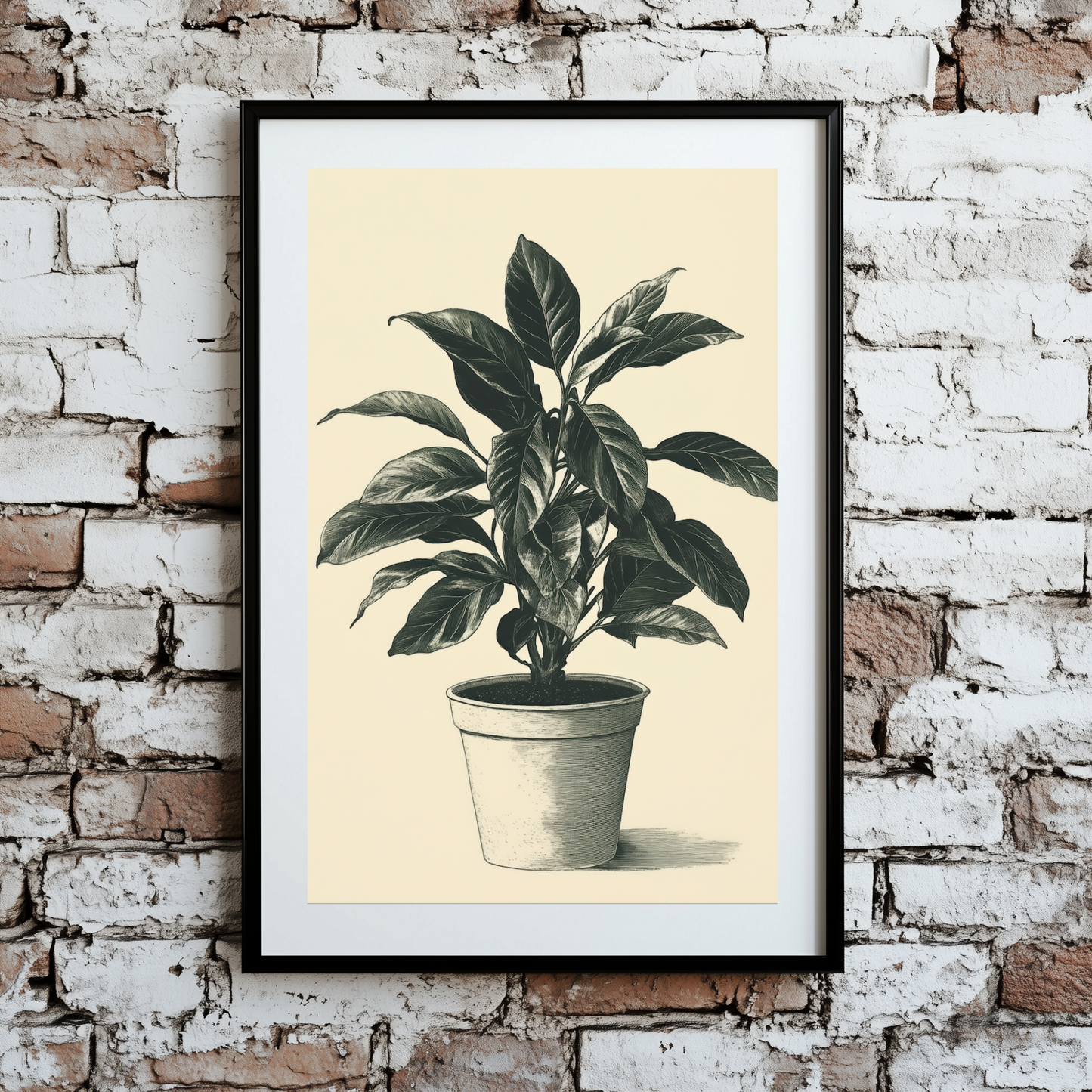 Botanical Illustration Plant Wall Art