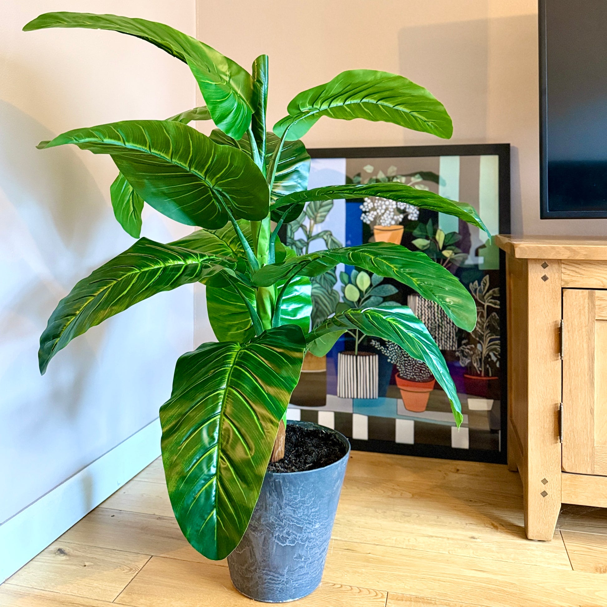 artificial elephant ear plant indoors Emma the Artificial Elephant Ear – Plantish