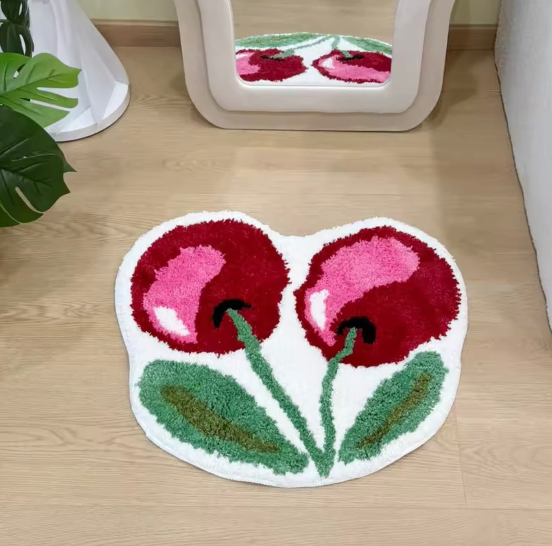 Cherry Tufted Rug