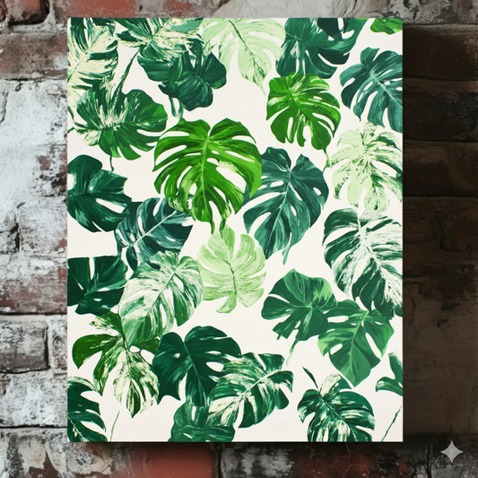Monstera Leaves - Canvas