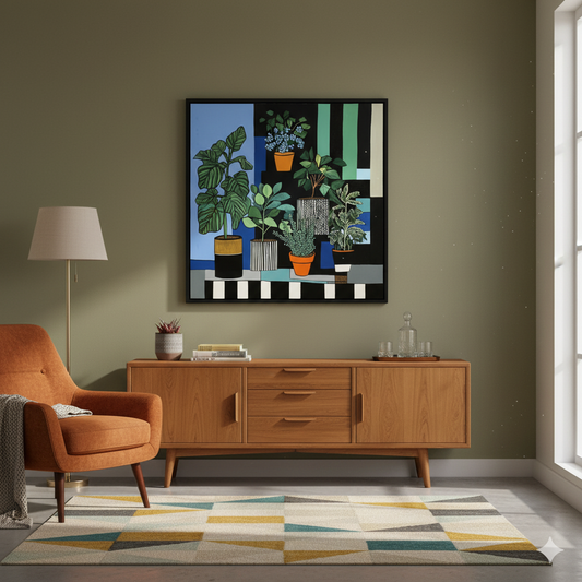 Geometric Greenhouse - Print