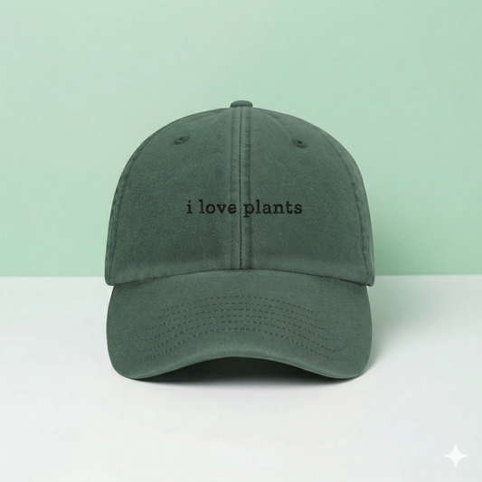 I Love Plants Hat