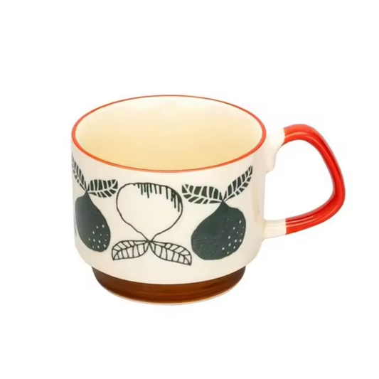 Block Print Plant Mug