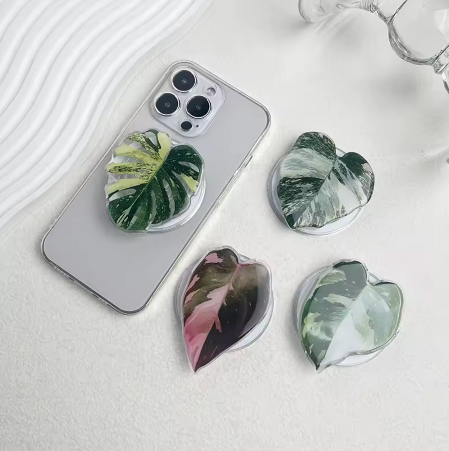 Jungle Leaf Pop Socket