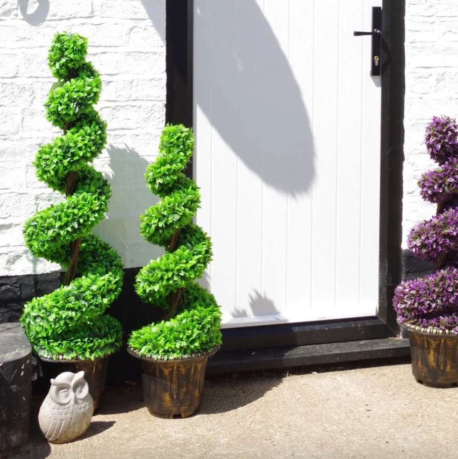 Ellie the Artificial Evergreen Spiral Tree