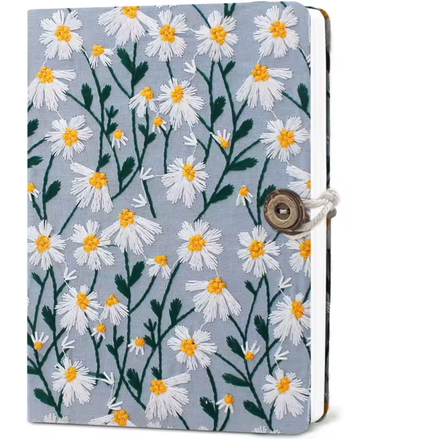 Embroidered Little Daisy Notebook