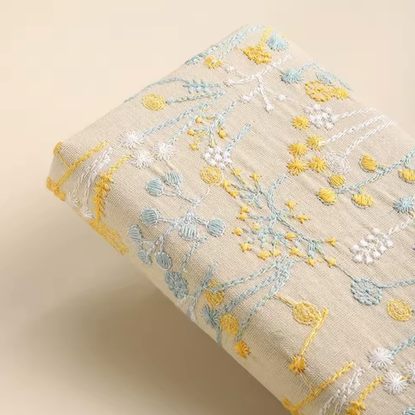 Embroidered Wildflower Notebook