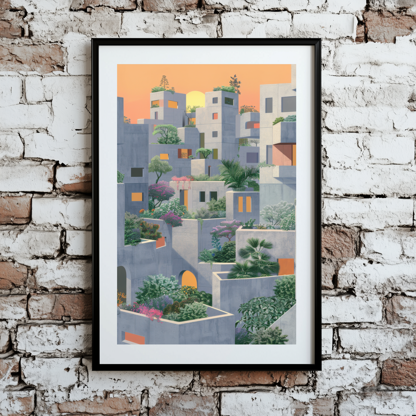 Urban Jungle Plant Wall Art