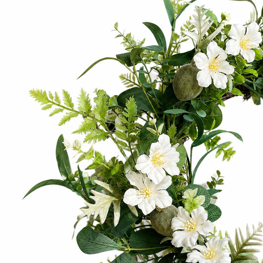 White Floral Garland
