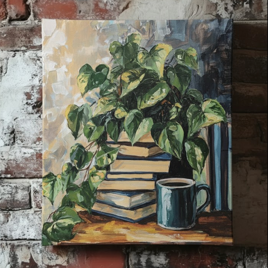 Pothos and Paper - Canvas