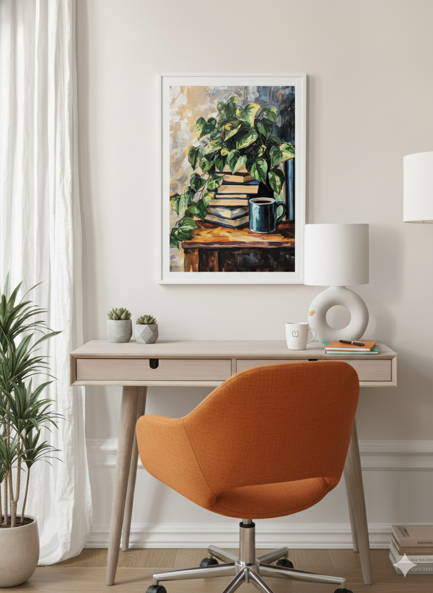 Pothos and Paper - Print