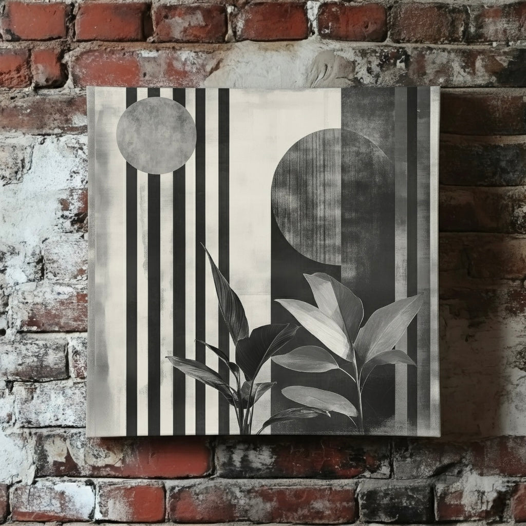 Monotone Bauhaus - Canvas