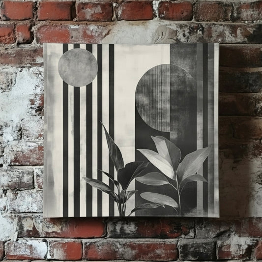 Monotone Bauhaus - Canvas