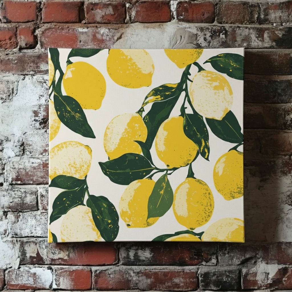 Funky Lemon - Canvas