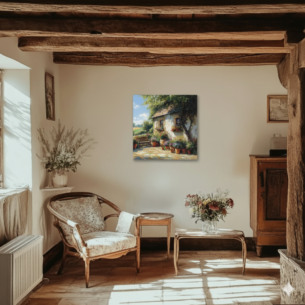 The Cottage - Canvas