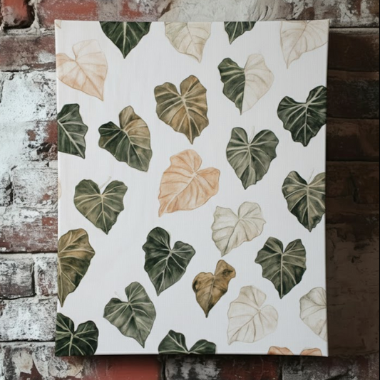 Alocasia Leaves - Canvas