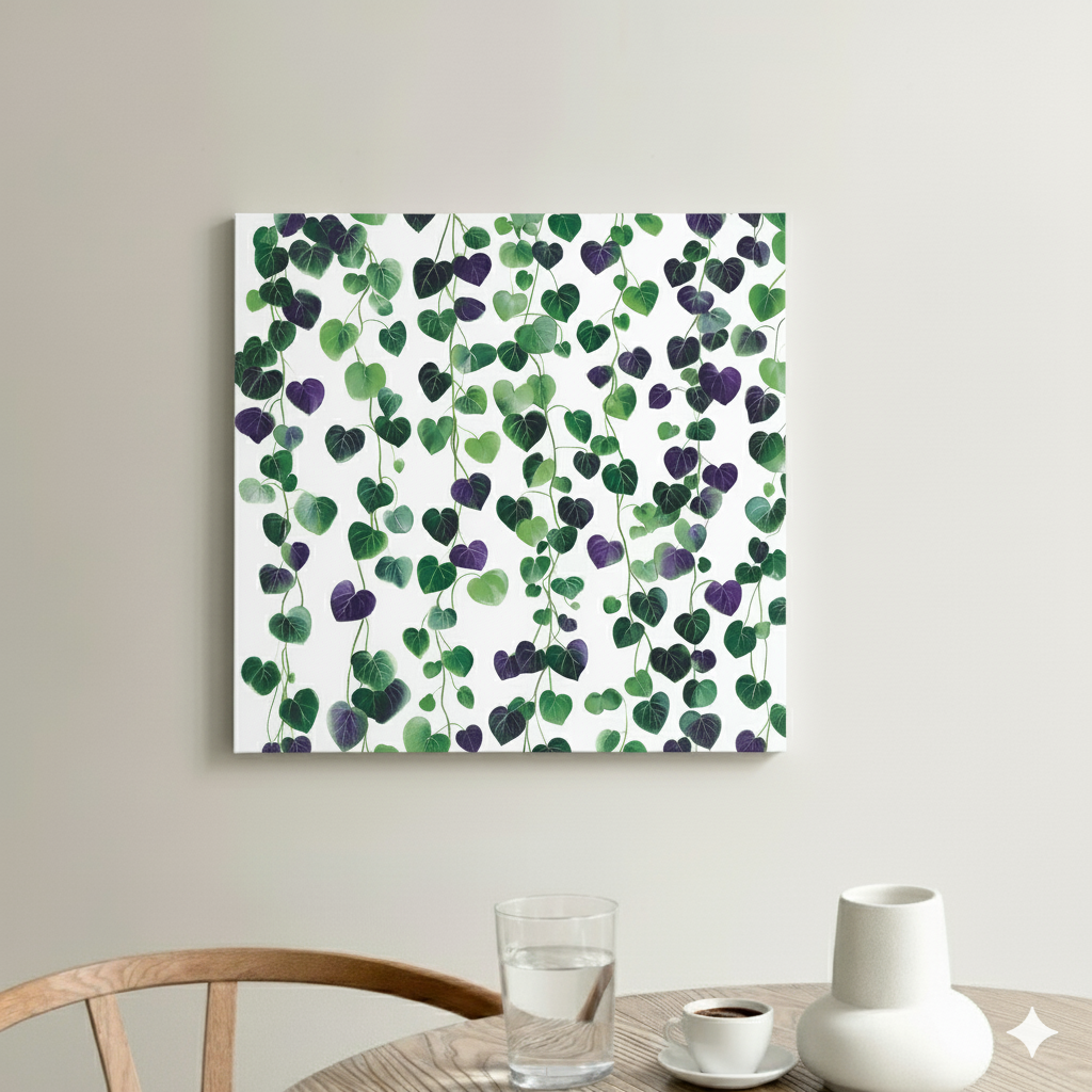 String of Hearts - Canvas