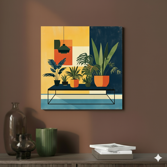 The Plant Table - Canvas