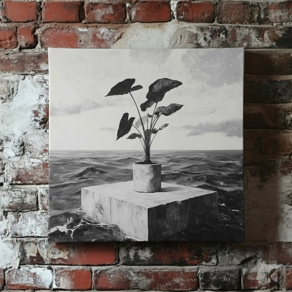 Isolated Growth - Canvas