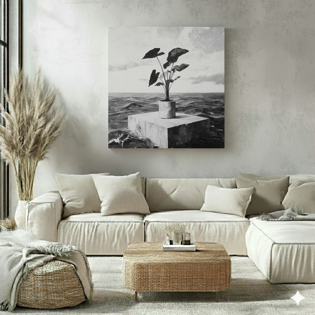 Isolated Growth - Canvas