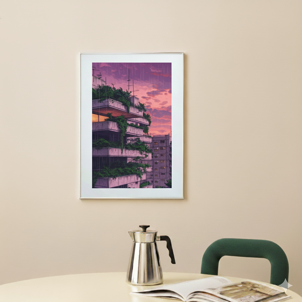 Purple City - Print