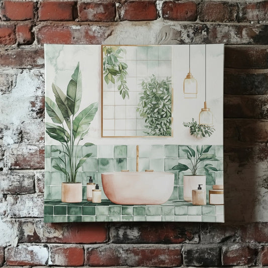 Gardener's Bathroom - Canvas
