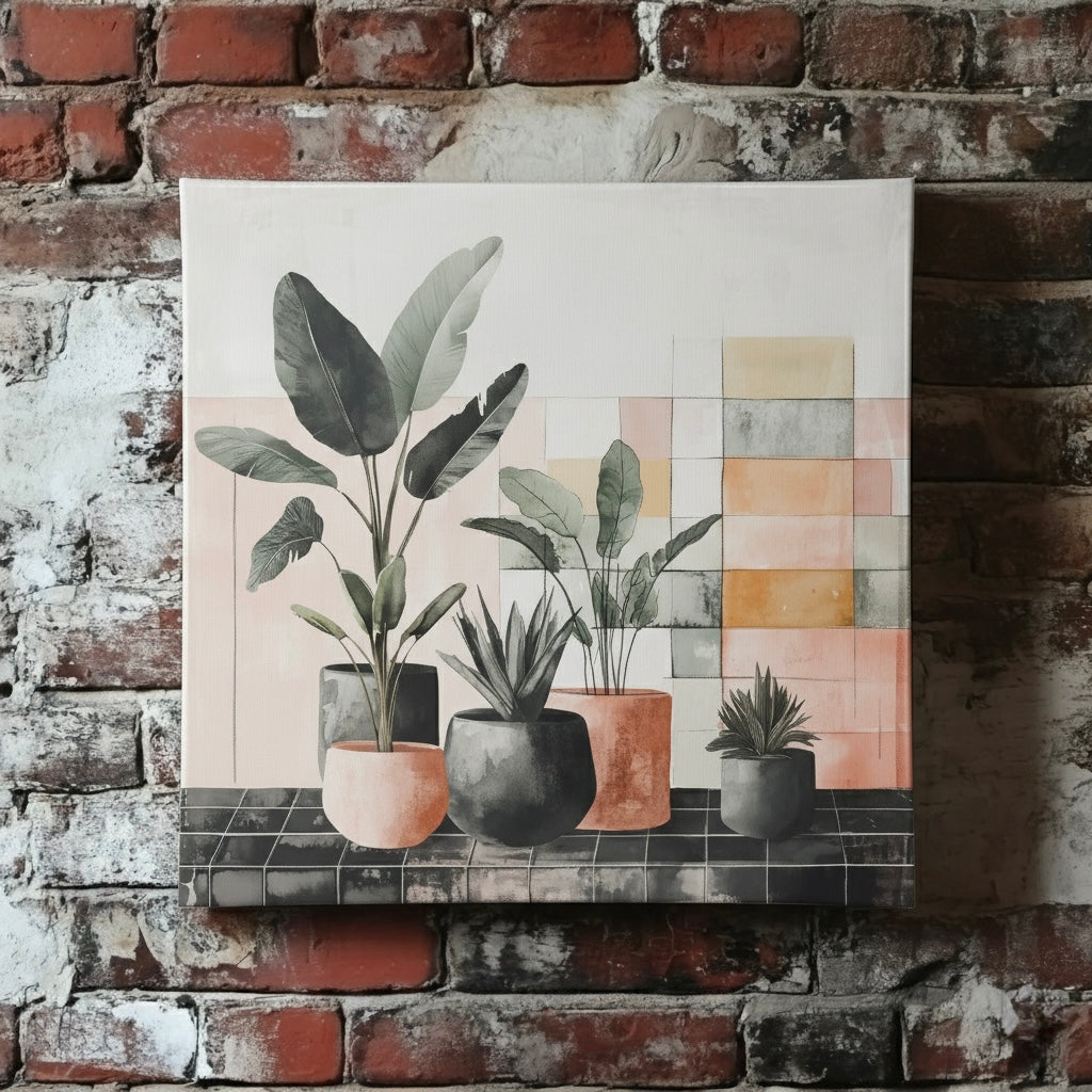 Green Gathering - Canvas